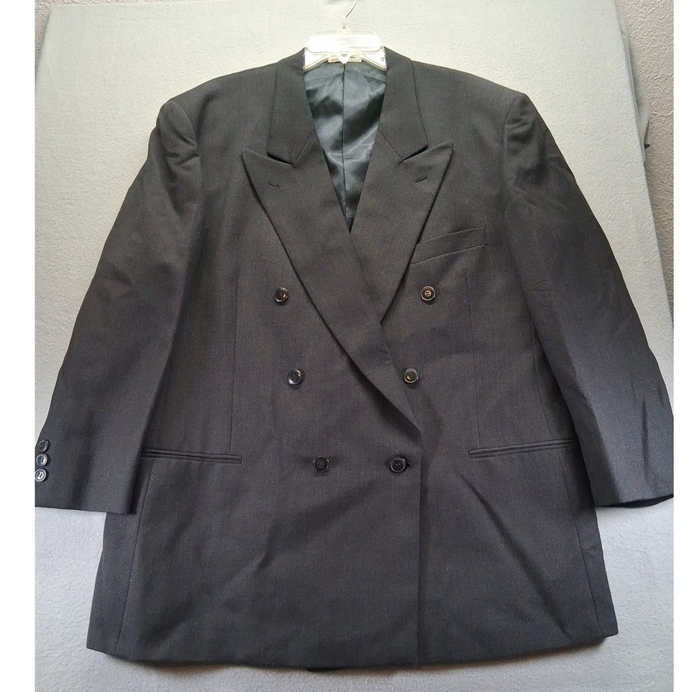 100% Pure Wool Saks Fifth Ave Assets‎ Andrew Fezza Men Blazer Jacket Size 44R